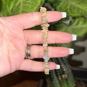 Welo Fire opal bracelet 925 sterling silver clasp handmade chip flash gift boho